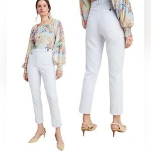 Anthropologie The Essential Slim Pant in Powder Blue Size Women's 2